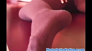 Asian nylon briefs pet capture hot strip